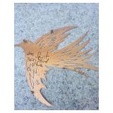 Metal Spirit Bird Wall Art