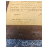 1789 Bill of Rights Document Reproduction