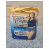 Arm & Hammer Fresh Start Underwear XXL Blue 12-Count - Open Bag