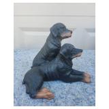 Rottweiler Pair Decorative Figurine