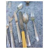 Mixed Flatware Collection with Lucite Handles