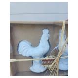Rustic Rooster Salt and Pepper Shaker Set