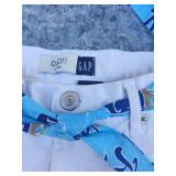 GAP KC Royals White Denim Shorts Purse