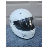 Conquer Full Face Motorcycle Helmet - White
