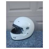 Conquer Full Face Motorcycle Helmet - White