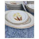 Mixed Pattern Dinnerware Collection with Eagle Plate