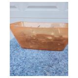Bulk Mixed Silver-Plated Flatware with Orange Plastic Bin