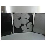 FACTORY SEALED - Framed Black and White Abstract Wall Art Set, 3 Piece Canvas Prints Paintings Artwork for Walls, Modern Minimalist Abstract Geometric Pictures. Hardware to hang canvases is included. FACTORY SEALED - Framed Black and White Abstract Wall Art Set, 3 Piece Canvas Prints Paintings Artwork for Walls, Modern Minimalist Abstract Geometric Pictures. Hardware to hang canvases is included.