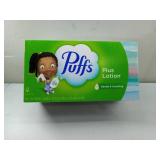 FACTORY SEALED - Puffs Plus Lotion Facial Tissue, 1 Family Box, 124 Tissues Per Box FACTORY SEALED - Puffs Plus Lotion Facial Tissue, 1 Family Box, 124 Tissues Per Box