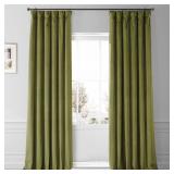 APPEARS NEW - HPD HALF PRICE DRAPES Signature Plush Velvet Blackout Curtains for Bedroom (2 Panels), 50W X 96L Hotel Black Out Curtains for Living Room, Thermal Insulated Blackout Curtains, Jalapeno G APPEARS NEW - HPD HALF PRICE DRAPES Signature Plush Velvet Blackout Curtains for Bedroom (2 Panels), 50W X 96L Hotel Black Out Curtains for Living Room, Thermal Insulated Blackout Curtains, Jalapeno G