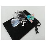 APPEARS NEW - Stitch Character Keychain with Inspirational Charm APPEARS NEW - Stitch Character Keychain with Inspirational Charm
