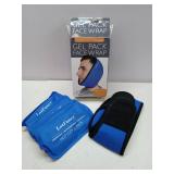 APPEARS NEW - LotFancy Face Ice Pack Wrap for TMJ, Wisdom Teeth, with 4 Reusable Hot Cold Therapy Gel Packs, Pain Relief for Head, Oral and Facial Surgery, Dental Implants, Blue APPEARS NEW - LotFancy Face Ice Pack Wrap for TMJ, Wisdom Teeth, with 4 Reusable Hot Cold Therapy Gel Packs, Pain Relief for Head, Oral and Facial Surgery, Dental Implants, Blue
