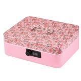 APPEARS NEW - NEW Vintage Floral Cash Box with Combination Lock,Metal Money Safe Box for Security,9.84x 7.87"x 3.54" (Large) APPEARS NEW - NEW Vintage Floral Cash Box with Combination Lock,Metal Money Safe Box for Security,9.84x 7.87"x 3.54" (Large)