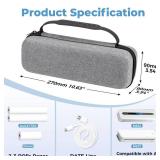 Green Case for M836 M832 M833 M835 M834 Protable Printer, Storage Holder Labels Tape Paper Roll & USB Cable, (Box Only) Gray Green Case for M836 M832 M833 M835 M834 Protable Printer, Storage Holder Labels Tape Paper Roll & USB Cable, (Box Only) Gray