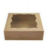 FACTORY SEALED - CHERRY 25-PACK 10x10"x3"Brown Bakery Boxes with PVC Window for Pie and Cookies Boxes Large Natural Kraft Paper Box 10x10x3inch FACTORY SEALED - CHERRY 25-PACK 10x10"x3"Brown Bakery Boxes with PVC Window for Pie and Cookies Boxes Large Natural Kraft Paper Box 10x10x3inch