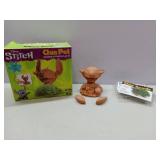 Chia Pet Stitch with Seed Pack, Decorative Pottery Planter, Easy to Do and Fun to Grow, Novelty Gift, Perfect for Any Occasion, Terra Cotta One Size Chia Pet Stitch with Seed Pack, Decorative Pottery Planter, Easy to Do and Fun to Grow, Novelty Gift, Perfect for Any Occasion, Terra Cotta One Size