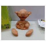 Chia Pet Stitch with Seed Pack, Decorative Pottery Planter, Easy to Do and Fun to Grow, Novelty Gift, Perfect for Any Occasion, Terra Cotta One Size Chia Pet Stitch with Seed Pack, Decorative Pottery Planter, Easy to Do and Fun to Grow, Novelty Gift, Perfect for Any Occasion, Terra Cotta One Size