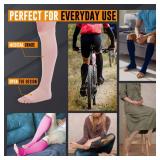 Doc Miller Open Toe Compression Socks for Tall Men and Women, 15-20 mmHg, Calf Recovery, Medical Grade, Skin/Nude, Large Doc Miller Open Toe Compression Socks for Tall Men and Women, 15-20 mmHg, Calf Recovery, Medical Grade, Skin/Nude, Large