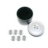 APPEARS NEW - Butler in the Home Pick Your Favorite A-Z Alphabet Letter or 0-9 Number - 100 Count Black Colored Paper Clips for Initials or Birthdate - Comes in Round Tin with Lid and Gift Box (Letter APPEARS NEW - Butler in the Home Pick Your Favorite A-Z Alphabet Letter or 0-9 Number - 100 Count Black Colored Paper Clips for Initials or Birthdate - Comes in Round Tin with Lid and Gift Box (Letter