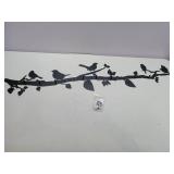 APPEARS NEW - Bird Tree Branch Wall Decor, Bird Wall Art Wall Mounted Coat Rack - an Artistic Blend of Function and Design40 x 8.6,8 Hooks. APPEARS NEW - Bird Tree Branch Wall Decor, Bird Wall Art Wall Mounted Coat Rack - an Artistic Blend of Function and Design40 x 8.6,8 Hooks.