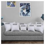 FACTORY SEALED - Utopia Bedding Throw Pillows Insert (Pack of 2, White) - 16 x 16 Inches Bed and Couch Pillows - Indoor Decorative Pillow FACTORY SEALED - Utopia Bedding Throw Pillows Insert (Pack of 2, White) - 16 x 16 Inches Bed and Couch Pillows - Indoor Decorative Pillow