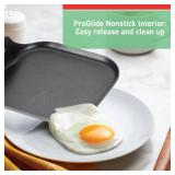APPEARS NEW - T-fal Specialty Nonstick Mini Griddle 6.5 Inch Cookware, Pots and Pans, Dishwasher Safe Black APPEARS NEW - T-fal Specialty Nonstick Mini Griddle 6.5 Inch Cookware, Pots and Pans, Dishwasher Safe Black