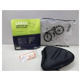 Bikeroo Comfort Bike Seat Cushion - Black Wide Padded Gel Cover for Exercise, Mountain & Road Bikes, Universal Fit for Peloton & Stationary Bikes Bikeroo Comfort Bike Seat Cushion - Black Wide Padded Gel Cover for Exercise, Mountain & Road Bikes, Universal Fit for Peloton & Stationary Bikes