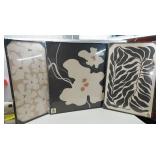 FACTORY SEALED - 3Pcs Framed Abstract Floral Wall Art Paintings Modern Black and White Botanical Poster Prints Gallery Picture Decoration.  Ready to Hang FACTORY SEALED - 3Pcs Framed Abstract Floral Wall Art Paintings Modern Black and White Botanical Poster Prints Gallery Picture Decoration.  Ready to Hang