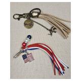 Patriotic American Flag Tassel Keychains Patriotic American Flag Tassel Keychains