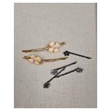 Decorative Flower Hair Pin Set Decorative Flower Hair Pin Set