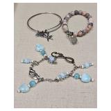 Handmade Ocean Theme Jewelry Set Handmade Ocean Theme Jewelry Set