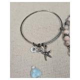 Handmade Ocean Theme Jewelry Set Handmade Ocean Theme Jewelry Set