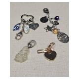Decorative Sea Glass and Charm Collection Decorative Sea Glass and Charm Collection