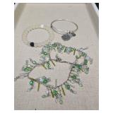 Alex and Ani Crystal Cascade Bracelet Set Alex and Ani Crystal Cascade Bracelet Set