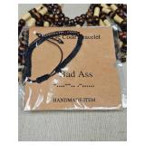 Handmade Morse Code Bracelet - Bad Ass Message Handmade Morse Code Bracelet - Bad Ass Message