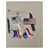 American Flag Patriotic Jewelry Set American Flag Patriotic Jewelry Set