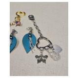 Patriotic Heart Charm Collection with Butterfly Accent Patriotic Heart Charm Collection with Butterfly Accent