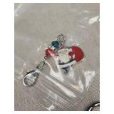 Holiday Themed Keychain Charm Set Holiday Themed Keychain Charm Set