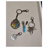 Harry Potter Themed Keychain Collection Harry Potter Themed Keychain Collection