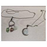 Celestial Sea Glass Necklaces x2 Celestial Sea Glass Necklaces x2