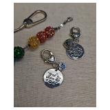 Rainbow Crystal Pet Charm Keychains with Sentimental Message Rainbow Crystal Pet Charm Keychains with Sentimental Message