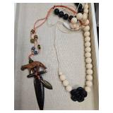 Handcrafted Mixed Media Necklace Set Handcrafted Mixed Media Necklace Set