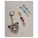 Decorative Bag Charm Collection with Leopard Design Decorative Bag Charm Collection with Leopard Design