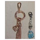 Decorative Charm Collection - Rose Gold Tassel & Sea Glass Set Decorative Charm Collection - Rose Gold Tassel & Sea Glass Set