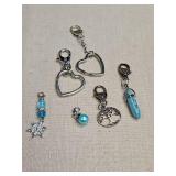 Decorative Charm Collection with Turquoise Accents Decorative Charm Collection with Turquoise Accents
