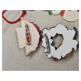Holiday Bear and Snowman Pin Set Holiday Bear and Snowman Pin Set