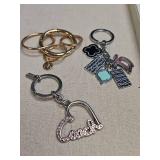 Designer Accessories Collection - Coach Keychains and Rings Set Designer Accessories Collection - Coach Keychains and Rings Set