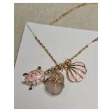 Beach Theme Charm Necklace Beach Theme Charm Necklace