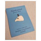 Handcarved Bone Eagle Pendant by Sunfire Creations Handcarved Bone Eagle Pendant by Sunfire Creations