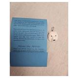 Canadian Handcarved Polar Bear Bone Pendant Canadian Handcarved Polar Bear Bone Pendant